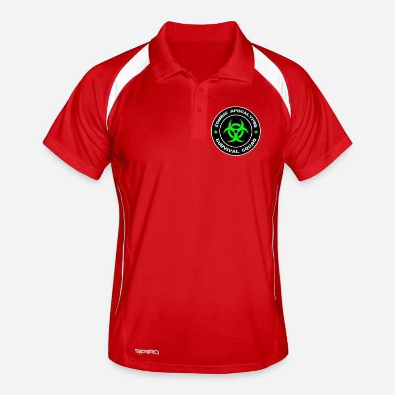 Zombie Apocalypse Survival Squad Men's Polo breathable
