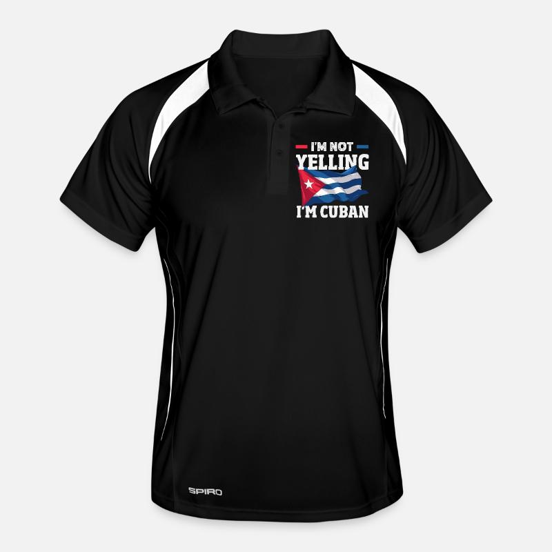 Cuba Pride & Home - Cuba Flag Design Men's Polo breathable