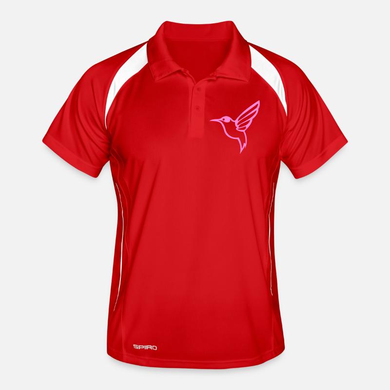 Hummingbird Bird Men's Polo breathable