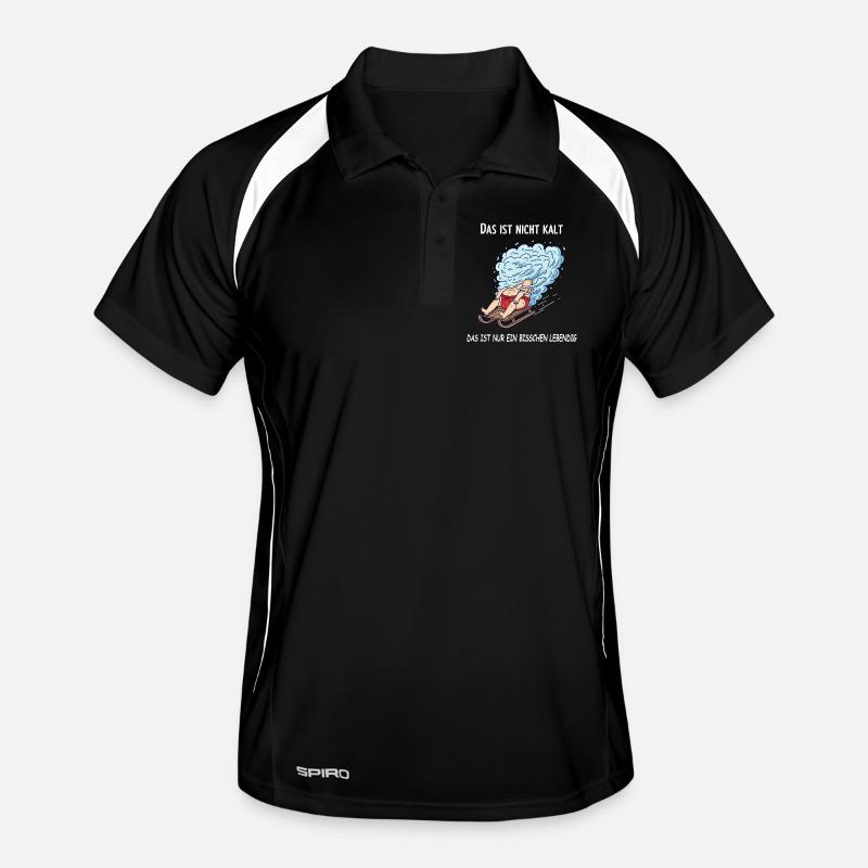 A little bit alive Men's Polo breathable