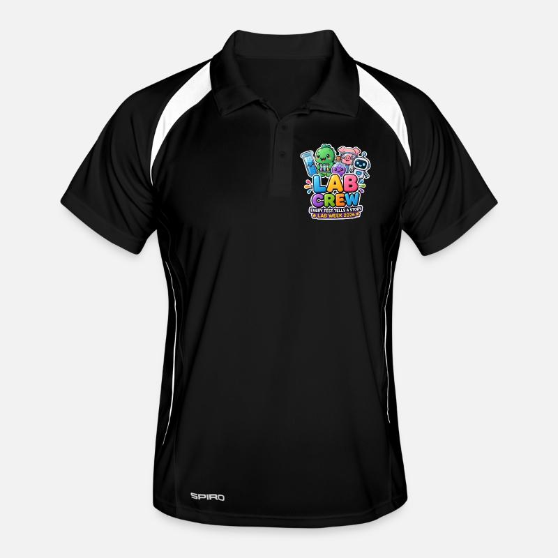 Lab Crew 2026 : Équipe de Laboratoire BD Polo respirant Homme