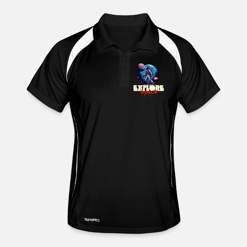 Explore Space Astronaut Men's Polo breathable