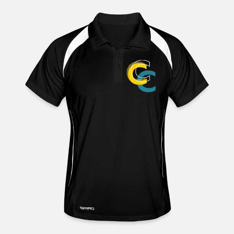 Initial letter C Men's Polo breathable