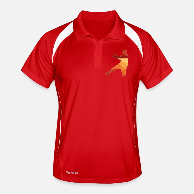 Basketball dunk in retrogradient Men's Polo breathable