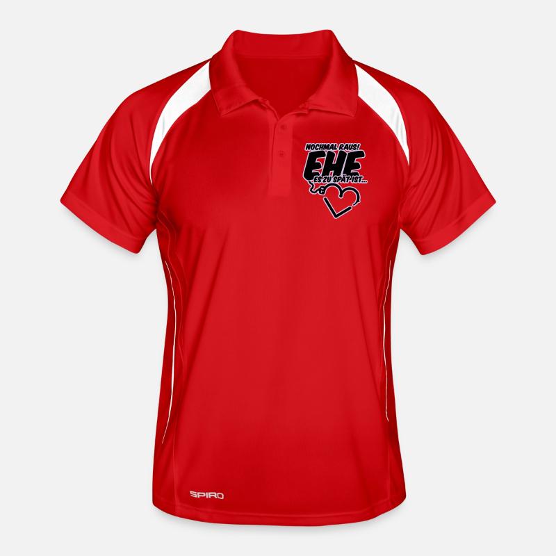 enterrement de vie de mariage de douche de mariage Polo respirant Homme