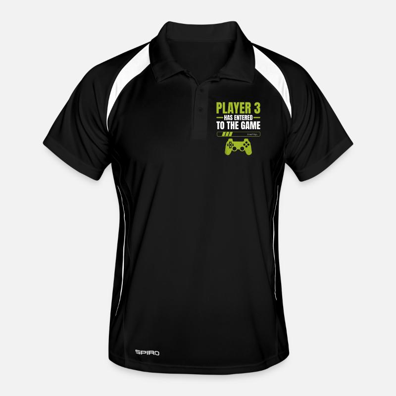Player 3: Entering the Game – Loading Indicator Men's Polo breathable