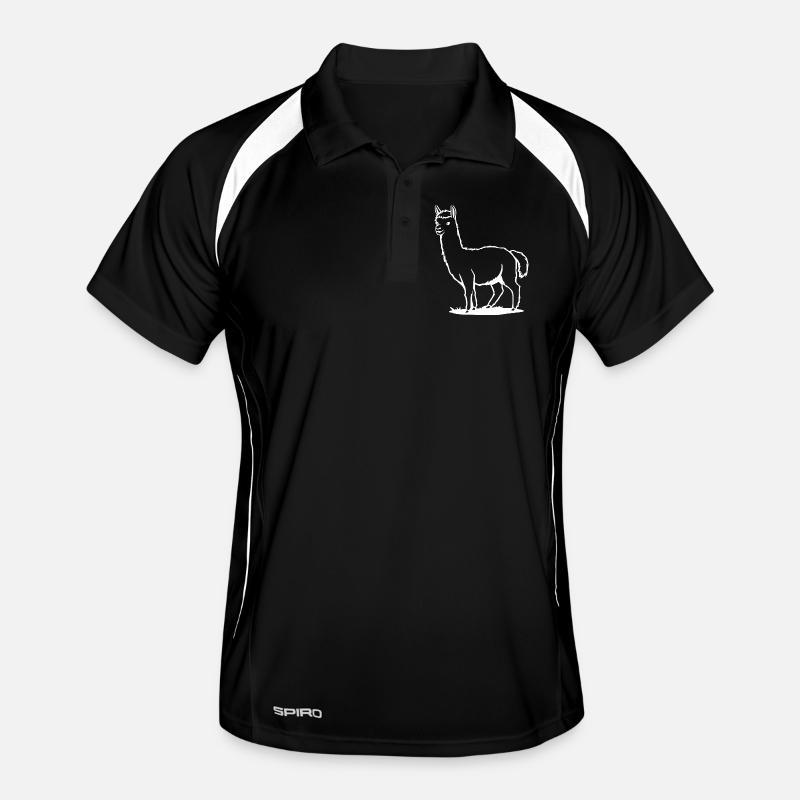 Alpaca T-shirt Gift Men's Polo breathable