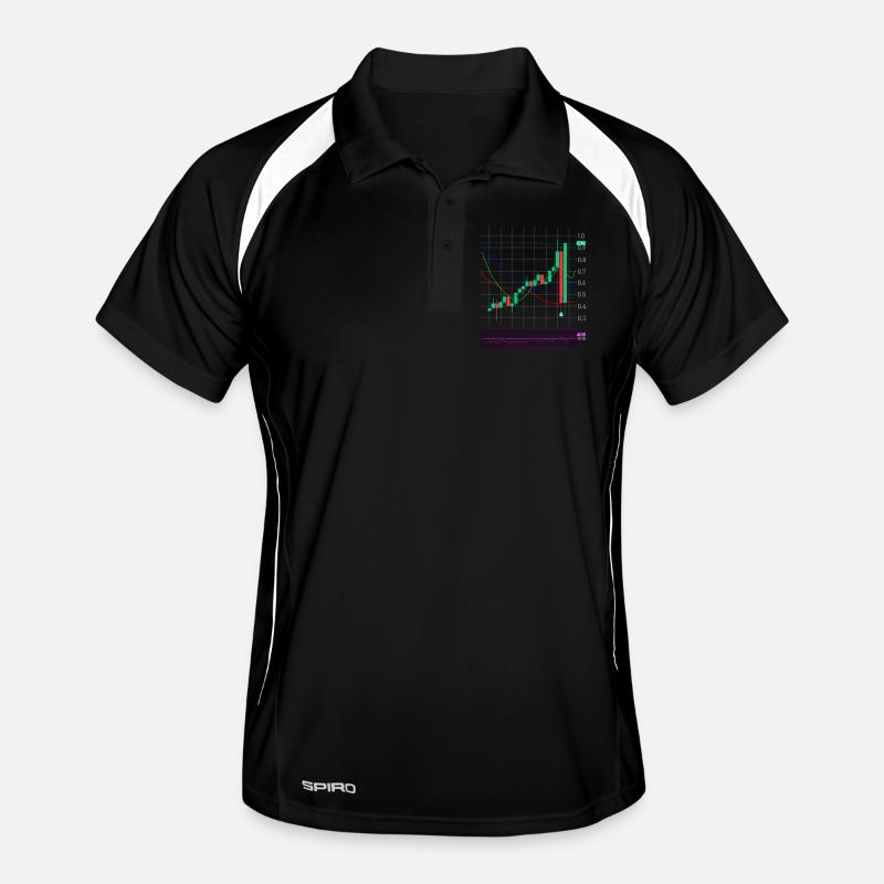 Échange d’actions crypto Polo respirant Homme