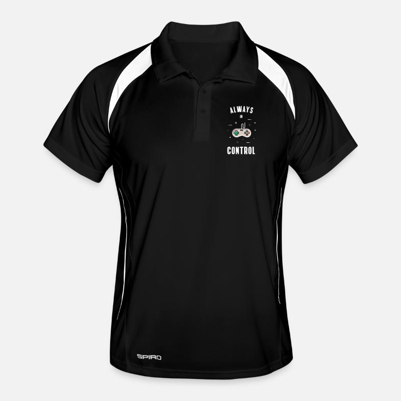 controller game rétro ordinateur play pc nerd gaming Polo respirant Homme
