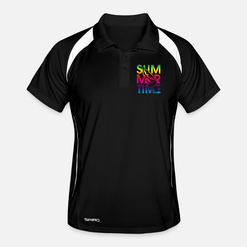 Summer time ice cream Men's Polo breathable