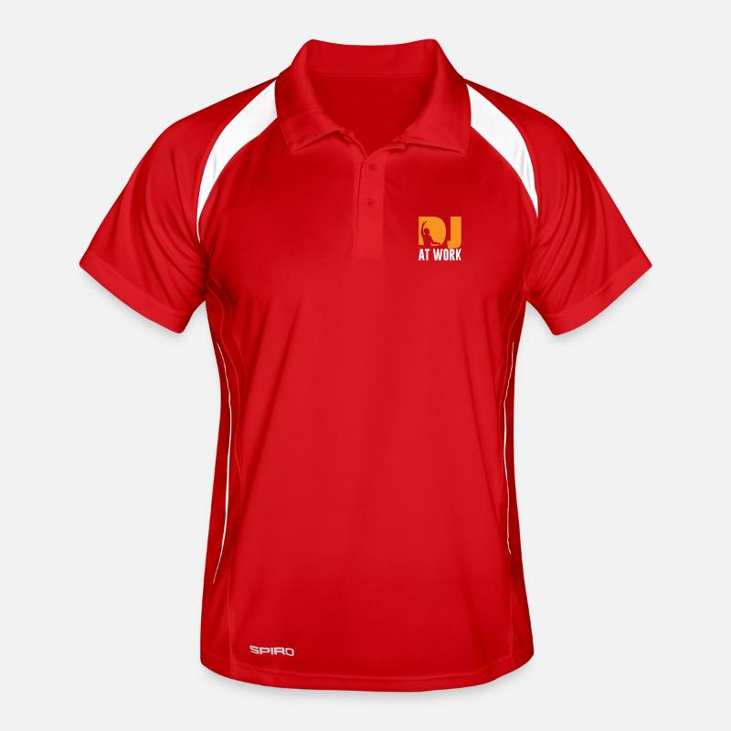 DJ at work Men's Polo breathable