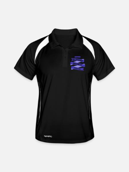 Surely Not Everybody What Kung Fu Fighting - Men's Polo breathable - black/white - Front