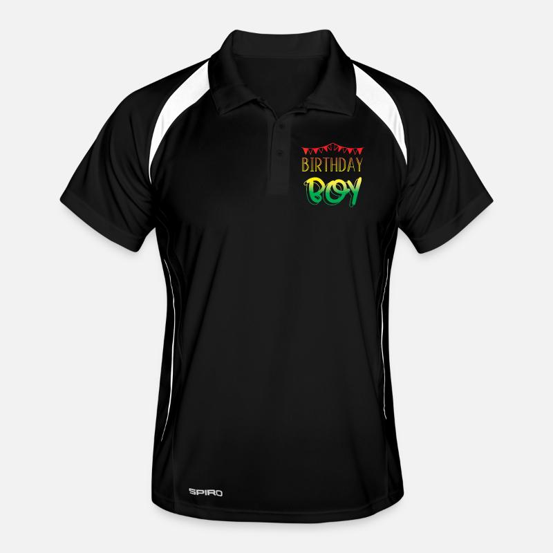 Joyeux anniversaire Polo respirant Homme