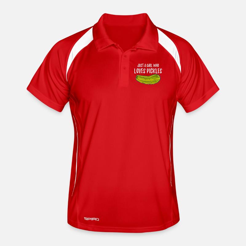 Cornichons pour les amateurs de cornichons Polo respirant Homme