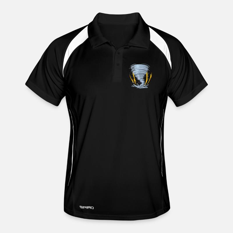 Tornado Hurricane Windstorm Gift Idea Men's Polo breathable
