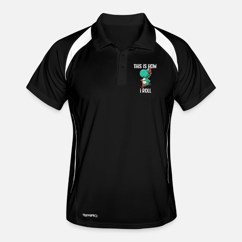 Scooter Dinosaur Men's Polo breathable