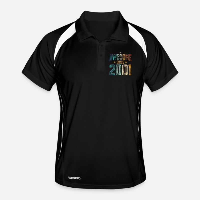2001 Naissance Année de naissance Polo respirant Homme
