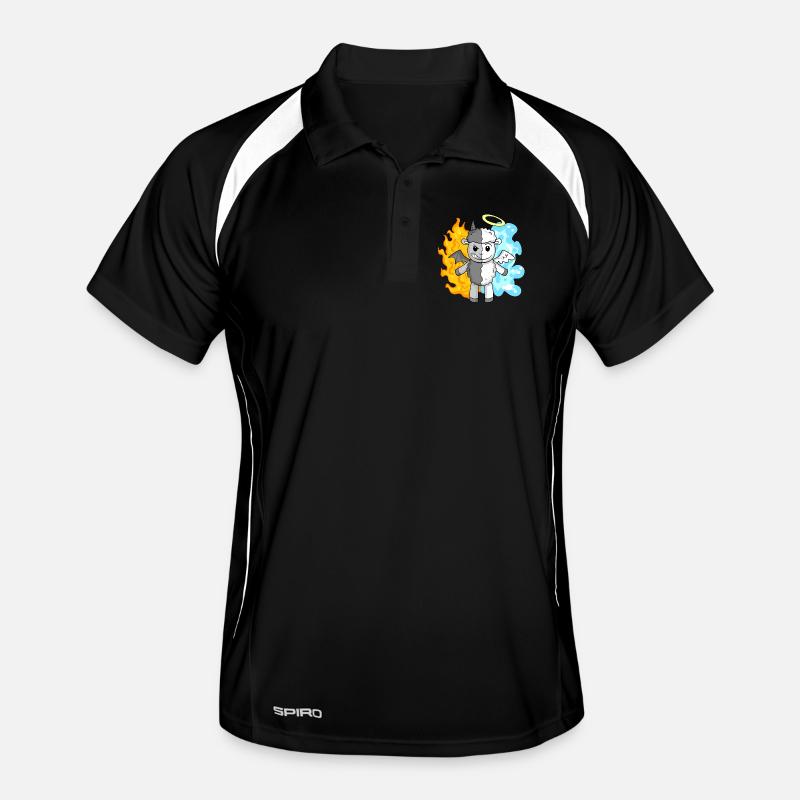 Sheep - Angels and Devils - Men's Polo breathable - black/white