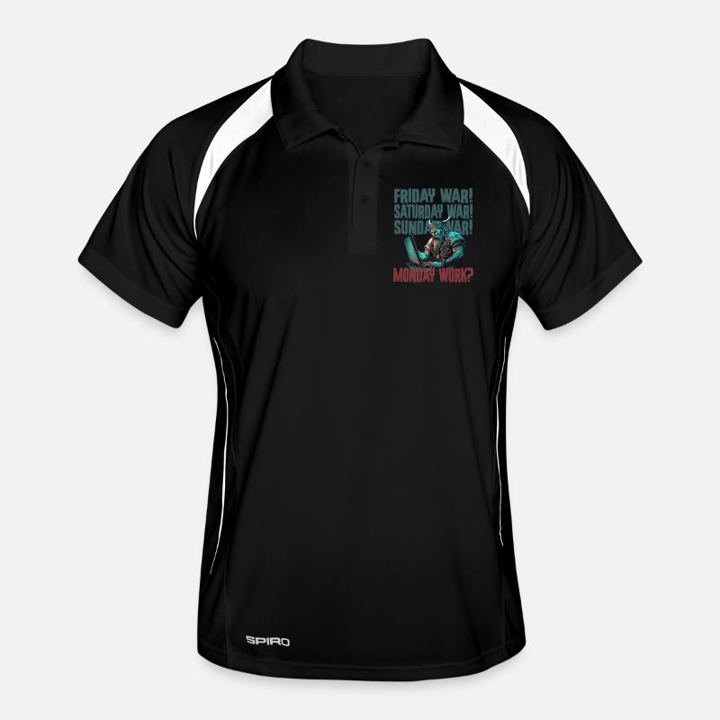 Monday work Programming Vikings Men's Polo breathable