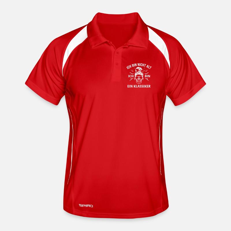 Ich bin nicht alt ich bin ein klassiker Männer Polo atmungsaktiv