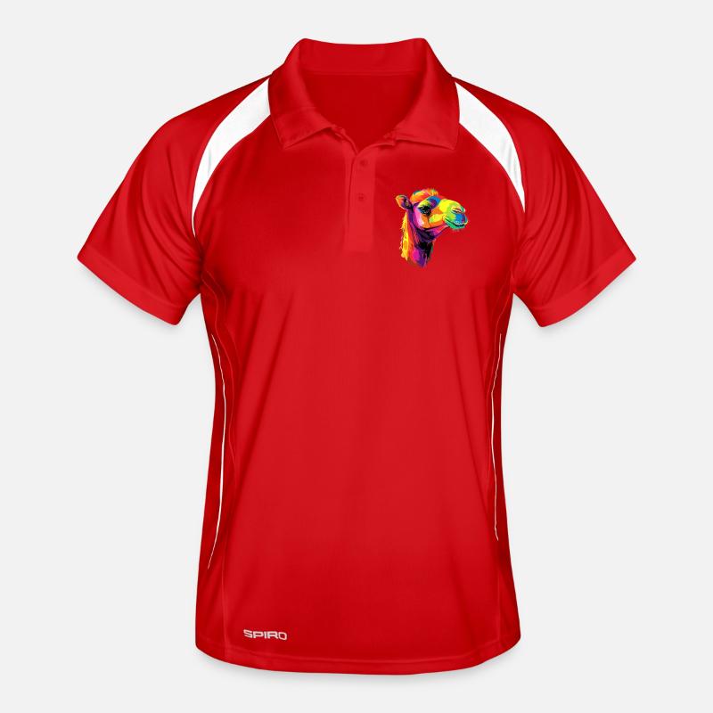 Camel Dromedary Bactrian Camel Gift Camels Men's Polo breathable