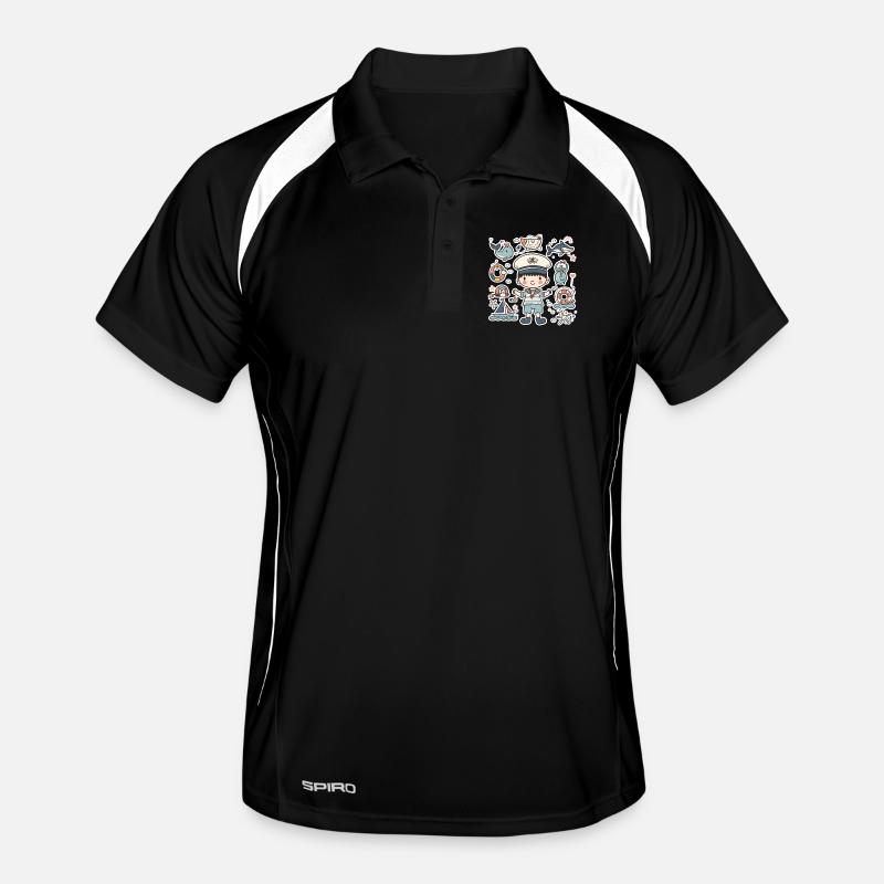 Look de dessin animé de petit marin Polo respirant Homme
