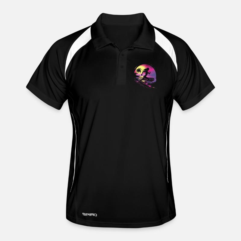 Runner Synthwave Men's Polo breathable
