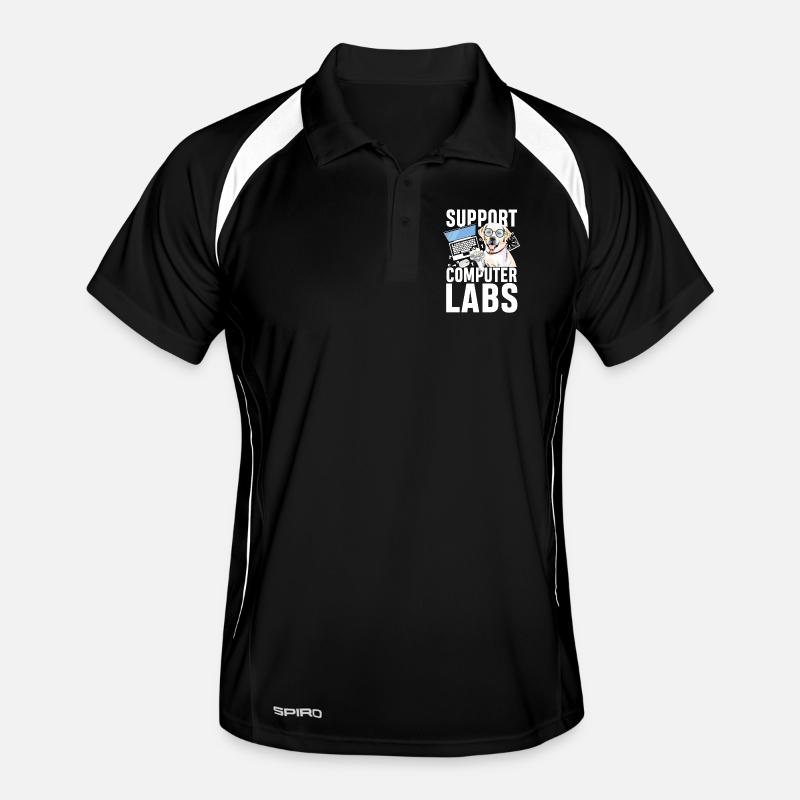 Support computer labs Männer Polo atmungsaktiv