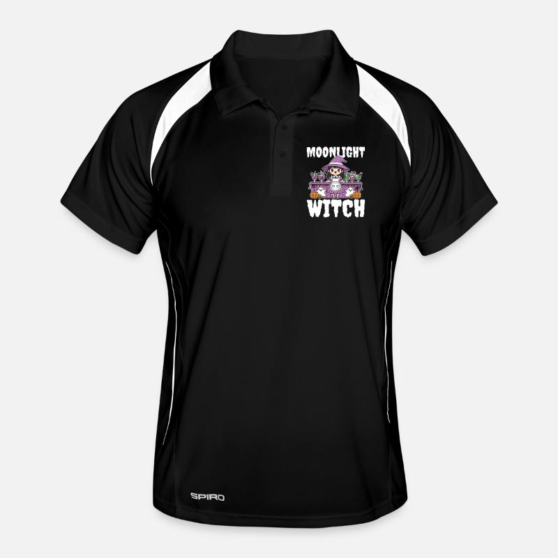 MOONLIGHT WITCH - WITCH HALLOWEEN Männer Polo atmungsaktiv
