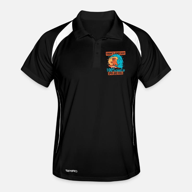 Bodyboarding Bodyboarder Spin And Roll Men's Polo breathable