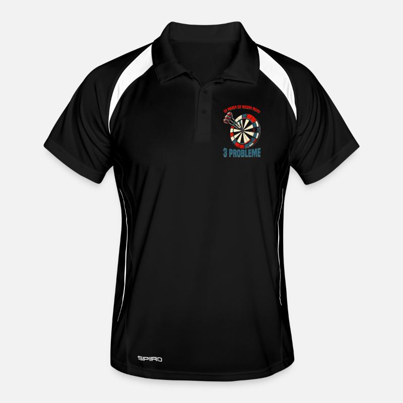 Fléchettes Fléchettes Jeu de fléchettes Lecteur de fléchettes Polo respirant Homme