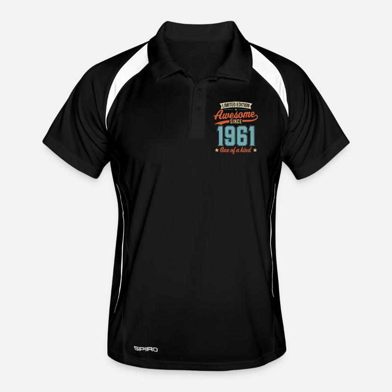 Awesome Since 1961 Men's Polo breathable