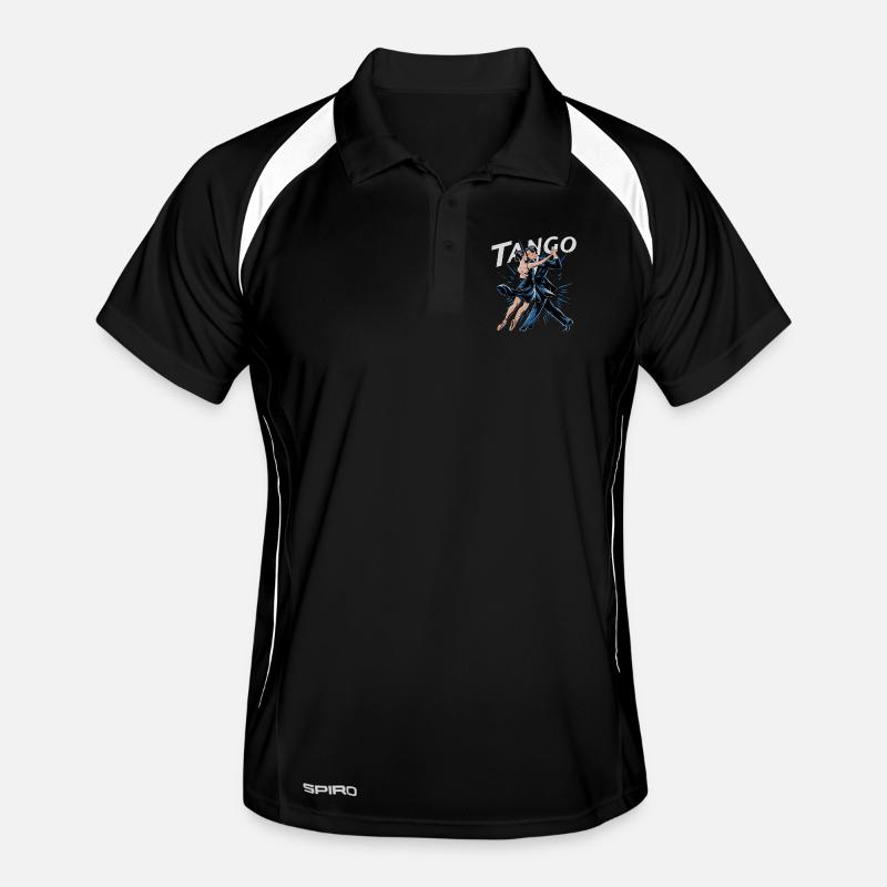 Tango Passion Couple Dance Argentine Tango Men's Polo breathable