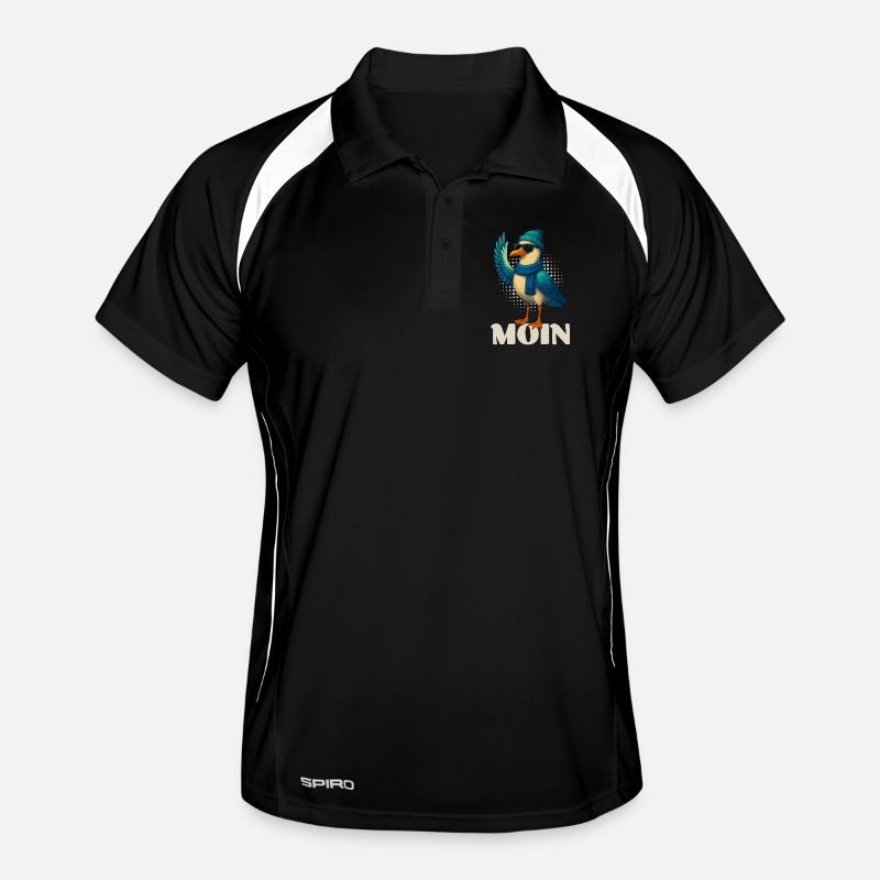 Coole Möwe - Moin Männer Polo atmungsaktiv