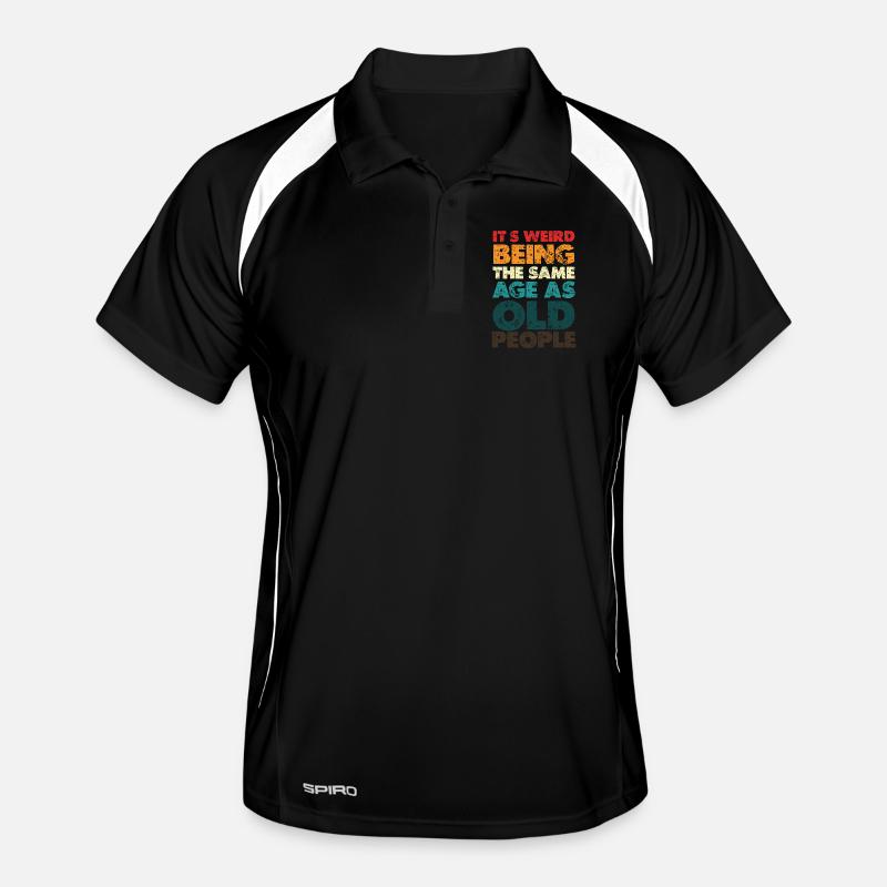 Strangely the same age as old people Men's Polo breathable
