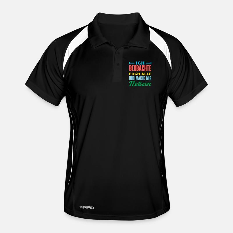 I'm watching you, taking notes, humor, office, Men's Polo breathable