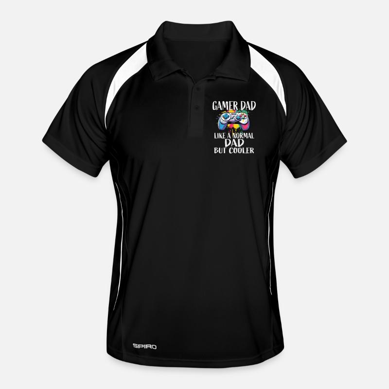 Gamer Dad Controller Männer Polo atmungsaktiv