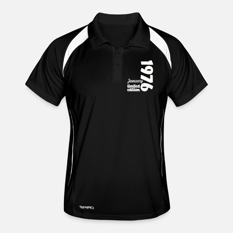 Geburtstag Januar 1976 Limited Edition Geschenk Männer Polo atmungsaktiv