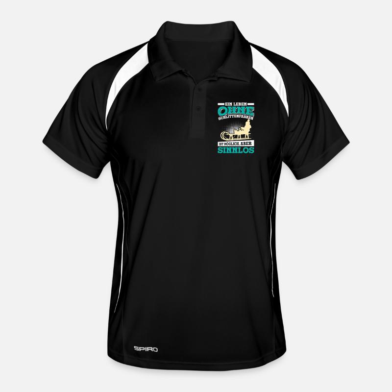 Tobogganing A LIFE WITHOUT SLEDDING IS POINTLESS Men's Polo breathable