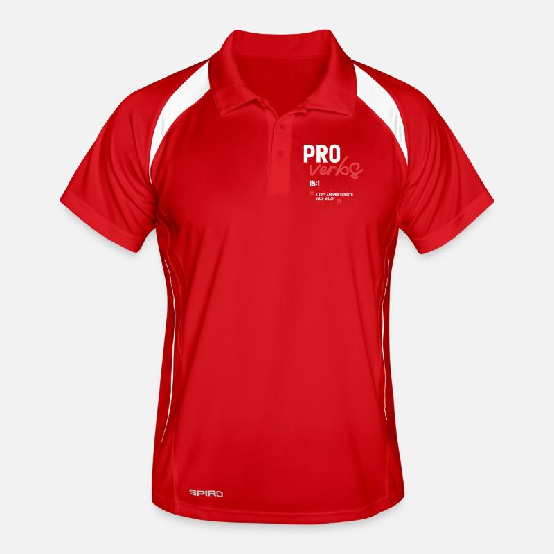 A Soft Answer Turneth Away Wrath Proverbs 15:1  Men's Polo breathable