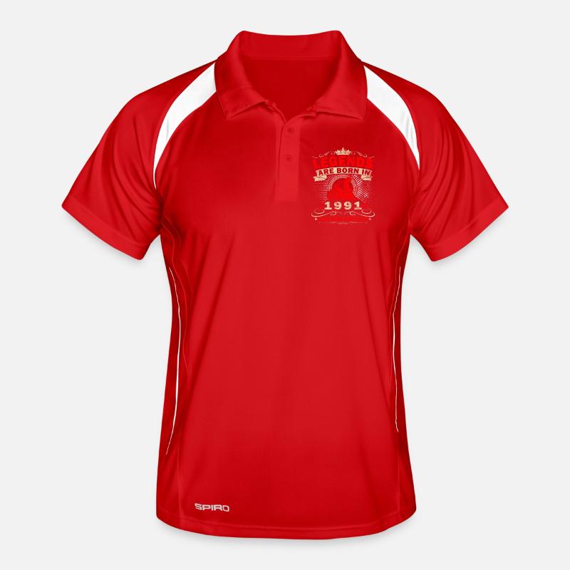 35. Geburtstag Geschenk Motorradfahrer 1991 Männer Polo atmungsaktiv