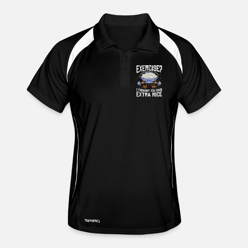 Rice Lover Gift Exercise Extra Rice Men's Polo breathable