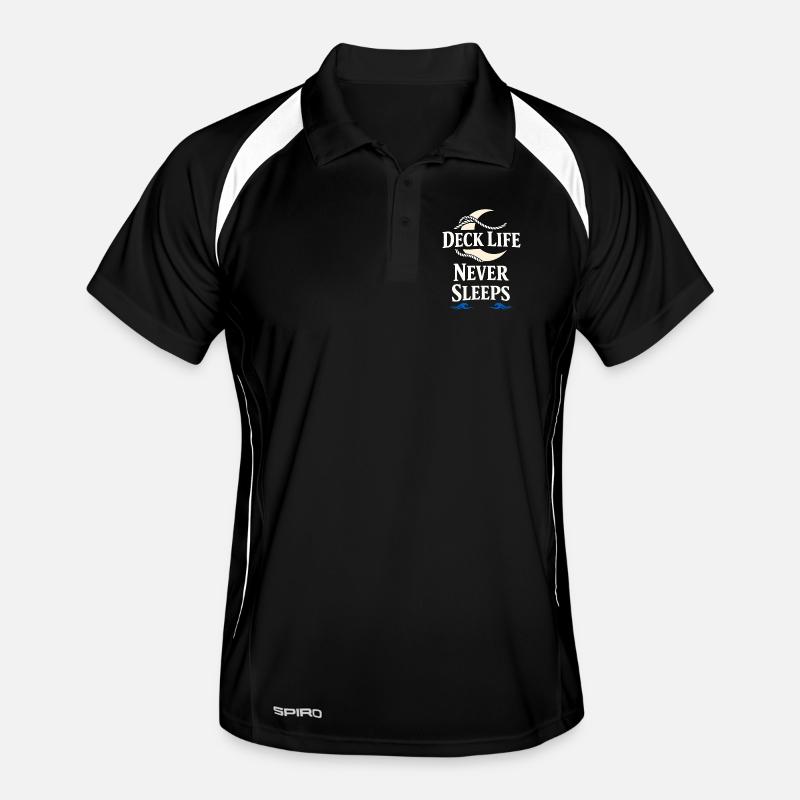 Seamanship Gift for Deckhand Ocean Work Men's Polo breathable