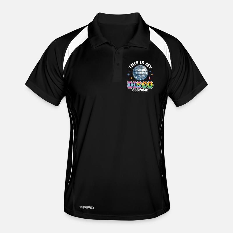 This Is My Disco Costume Disco Kugel Männer Polo atmungsaktiv