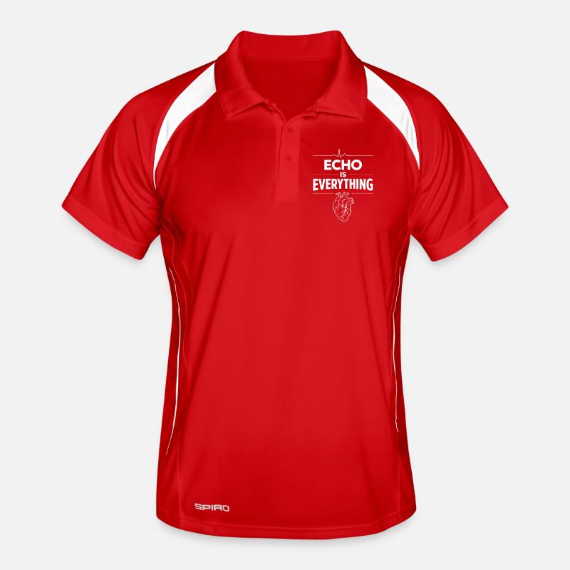 Herzultraschalltechniker Echo-techniker Männer Polo atmungsaktiv