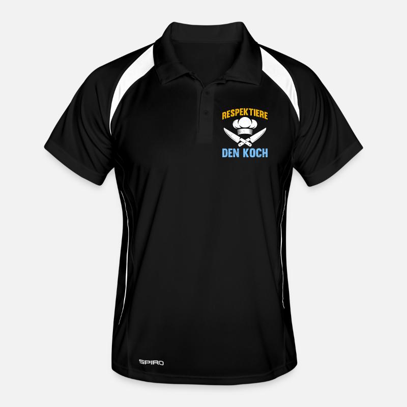 Chef RESPECT LE CHEF Amusement Polo respirant Homme