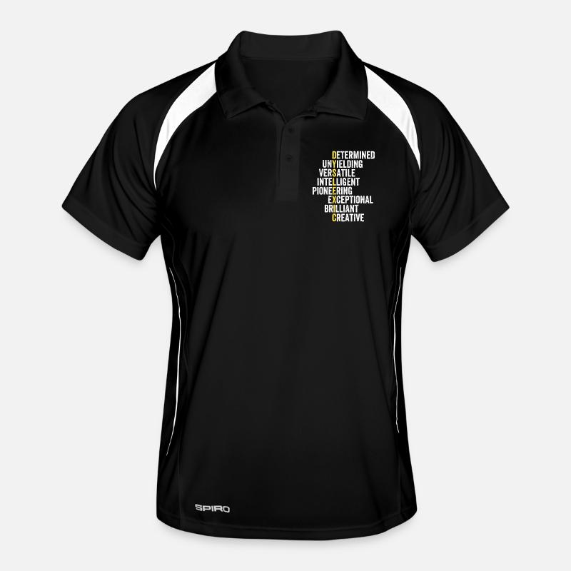 Pile d’adjectifs d’accent jaune Polo respirant Homme