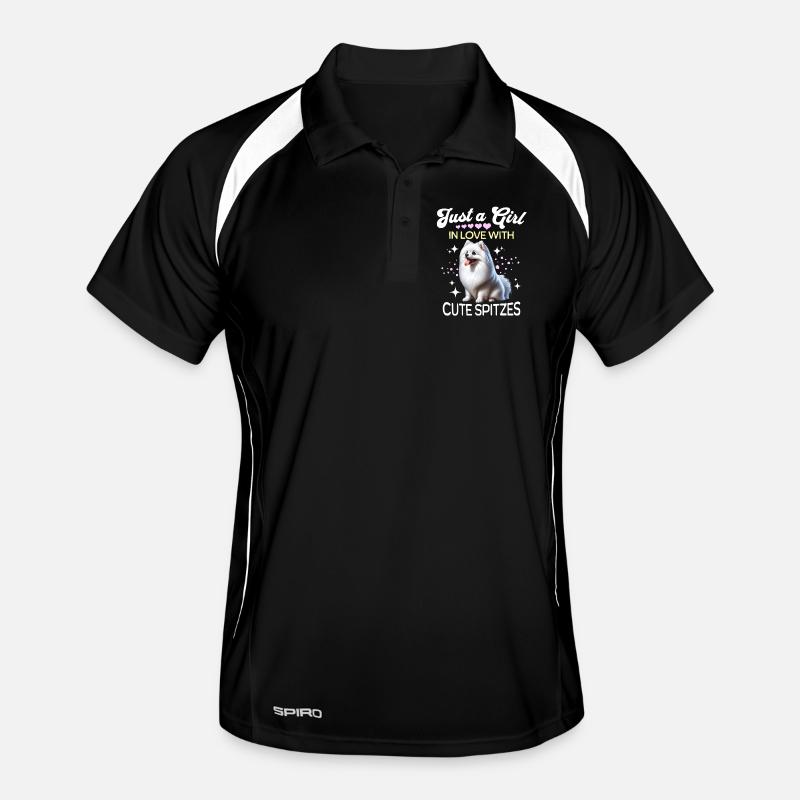 Spitz Zwergspitz Mädchen Männer Polo atmungsaktiv