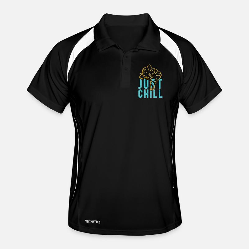 Just Chill Tiger – Relaxed Saying Men's Polo breathable