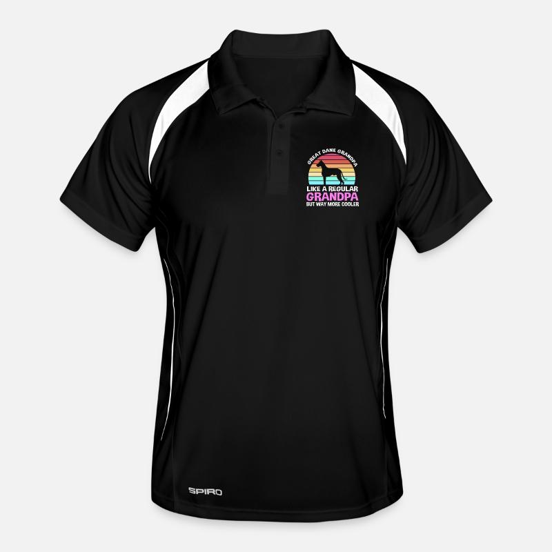 Deutsche Dogge Männer Polo atmungsaktiv